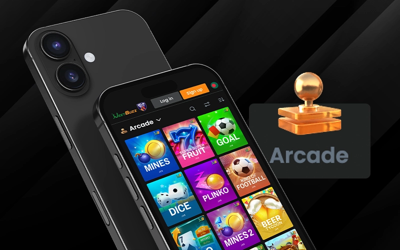 Discover arcade games on the JeetBuzz mobile app and win.