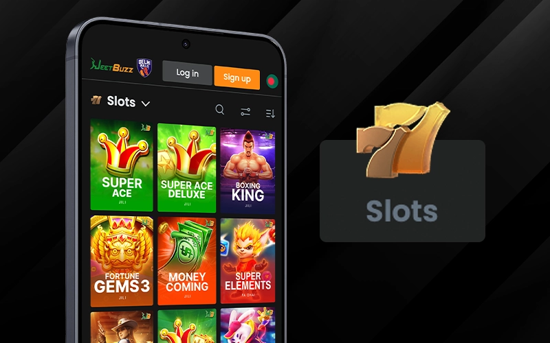 Play slots on the JeetBuzz mobile app and win big prizes.